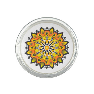 Sunny Mandala Fashion Ring