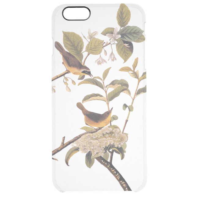 Sunny Maryland Yellowthroat Audubon Bird Pair Uncommon iPhone Case (Back)