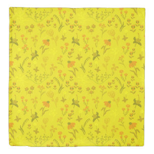 Sunny Meadow Flowers Duvet Cover