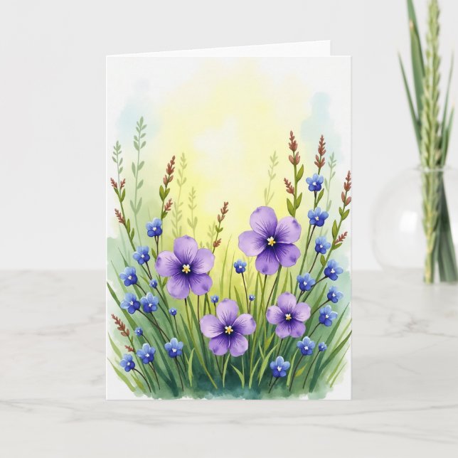 Sunny Meadow Mothers Day Card (Front)