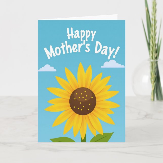 Sunny Mothers Day Art Card (Front)
