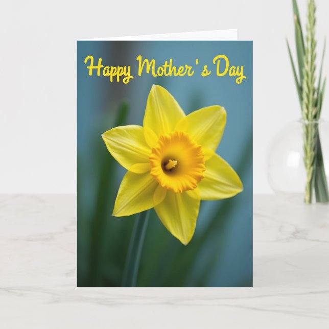 Sunny Mothers Day Bloom Card (Front)