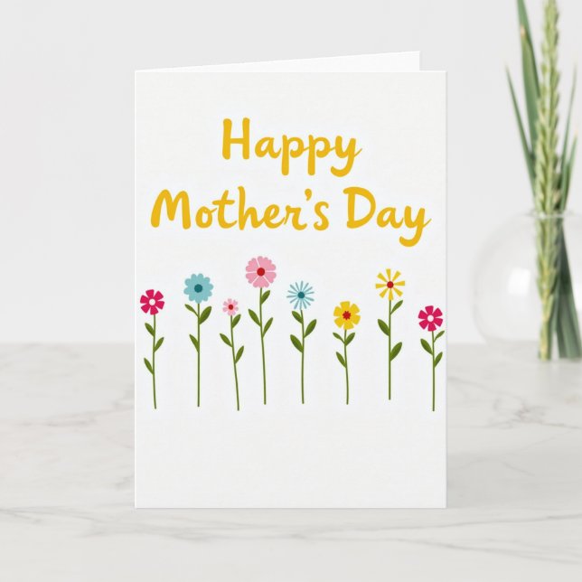Sunny Mothers Day Card (Front)