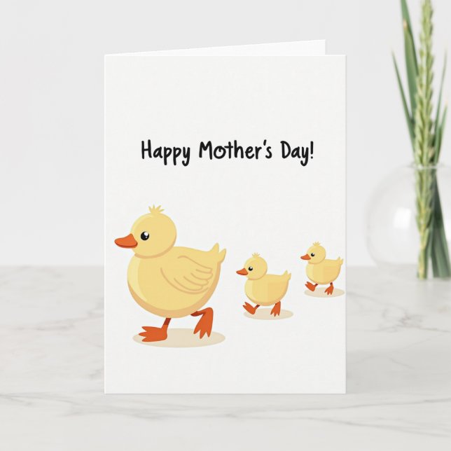 Sunny Mothers Day Scene Card (Front)