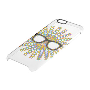 Sunny Nerd Glasses + your backgr. & ideas Clear iPhone 6/6S Case