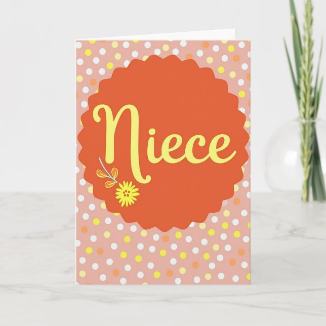 Sunny Niece Mothers Day Card (Front)