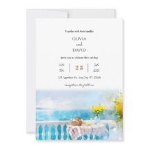 Sunny Ocean View Breakfast Balcony Beach Wedding