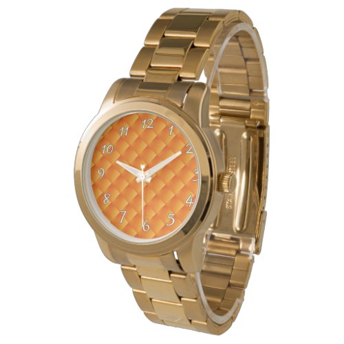 Sunny Orange   Vintage Mens Watch