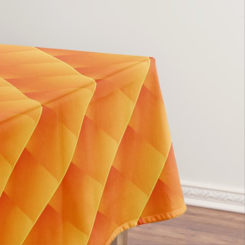 Sunny Orange Yellow  Colorful Cotton Tablecloth