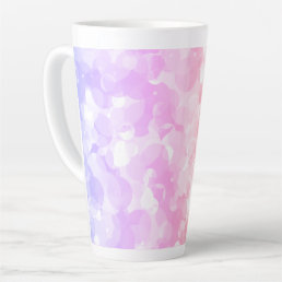 Sunny Pastel Colors Bubbly Polka Dots Abstract Latte Mug