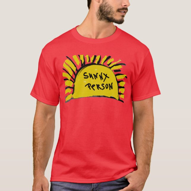 Sunny Person Sun Rays T-Shirt Top (Front)