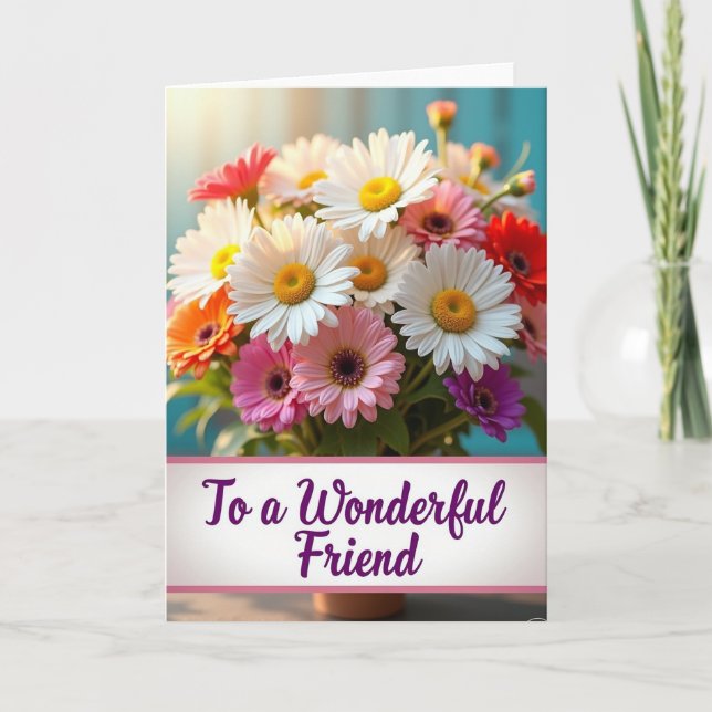 Sunny Petals Mothers Day Card (Front)