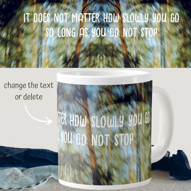 Sunny pine forest giant coffee mug (Creator Uploaded)
