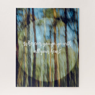 Sunny pine forest jigsaw puzzle