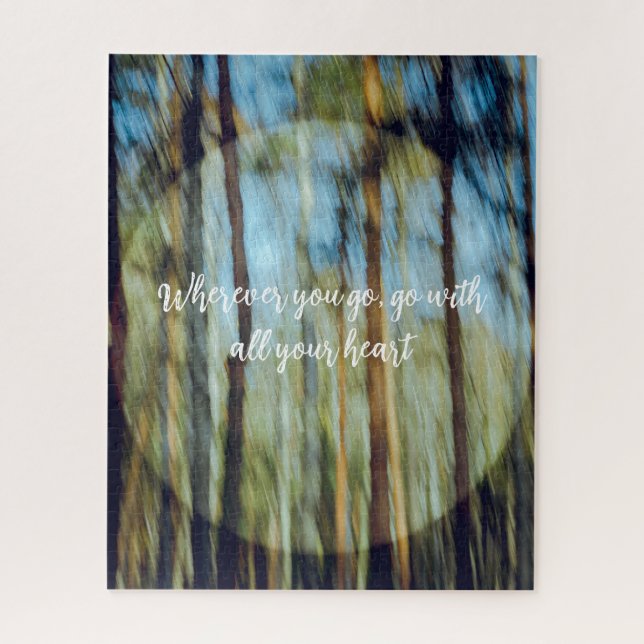 Sunny pine forest  jigsaw puzzle (Vertical)