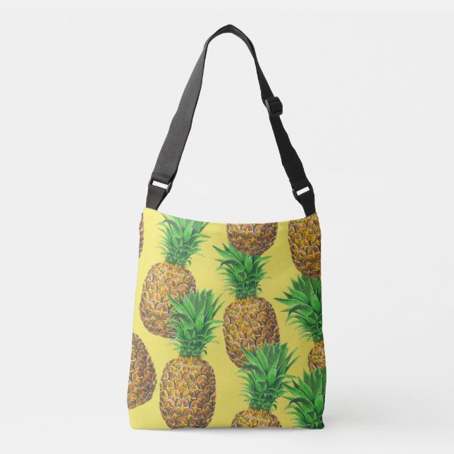 Sunny pineapples crossbody bag (Front)