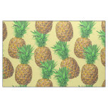 Sunny pineapples fabric