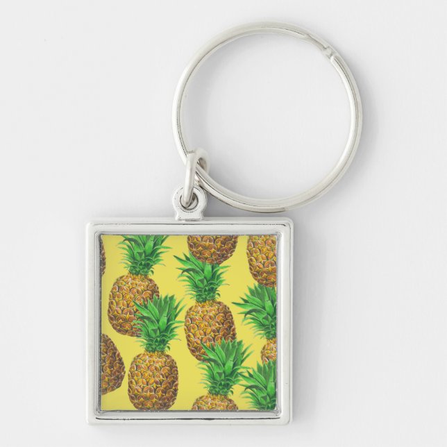 Sunny pineapples keychain (Front)