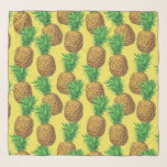 Sunny pineapples scarf<br><div class="desc">I had drawn pineapple with ink markers on paper then I did the pattern in Photoshop.</div>