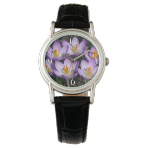 Sunny Purple Crocuses Watch