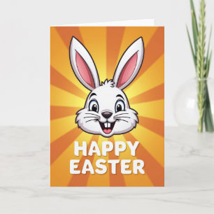 Sunny Rabbit Burst Animated Card