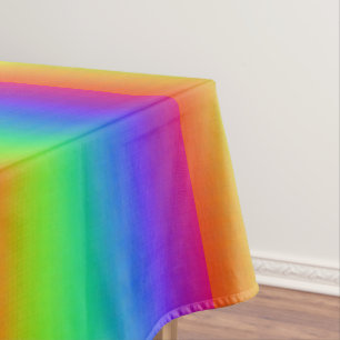 Sunny Rainbow Colorful Tablecloth