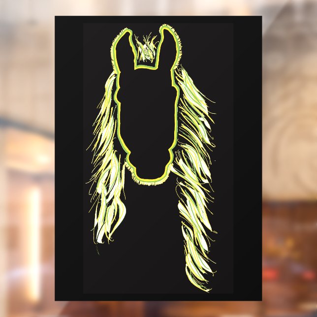Sunny Reflections of a Horse Window Cling (Sheet 2)