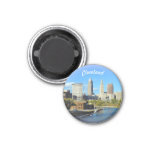 Sunny River View Cleveland Magnet at Zazzle