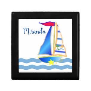 Sunny Sailing Day Custom Gift Box