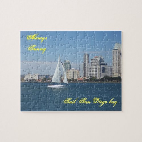 Sunny San Diego Bay Puzzle and Gift Box