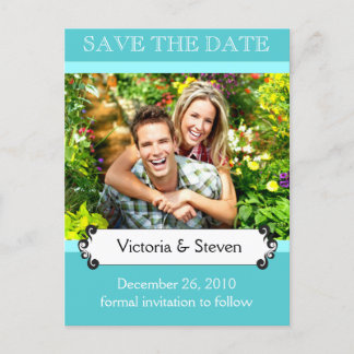 Sunny Save the Date Postcard