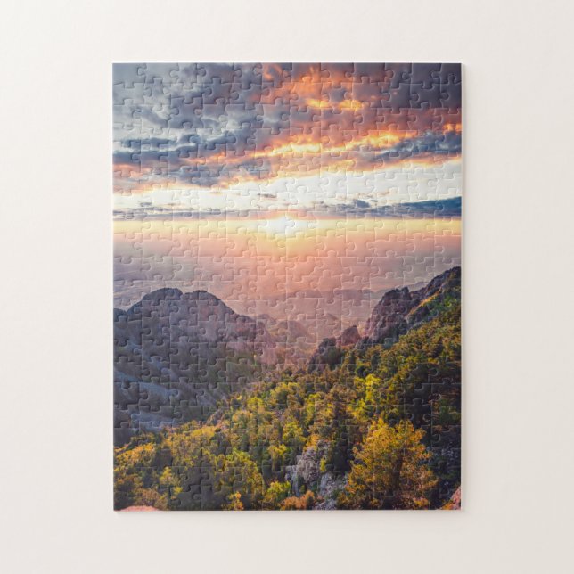 Sunny Scenic Puzzles Mountain Art Complex Jigsaw (Vertical)
