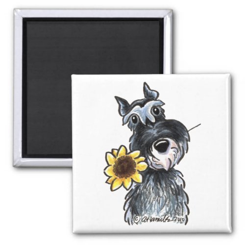 Sunny Schnauzer Classic Magnet