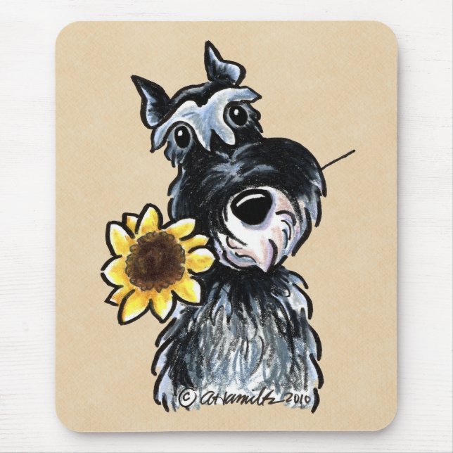 Sunny Schnauzer Classic Mouse Pad (Front)