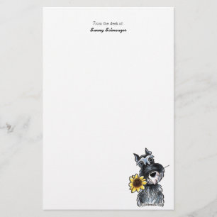 Sunny Schnauzer Classic Stationery