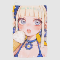 Sunny Scoop Anime Girl with Vanilla Cone