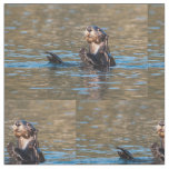 Sunny Sea Otter Fabric