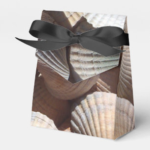 Sunny Seashells Favor Box, Summer Beach Wedding Favor Boxes