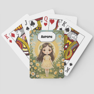 Sunny Serenade Personalized Poker Cards