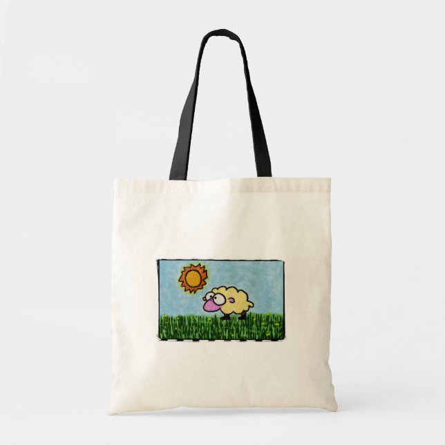 Sunny Sheep Tote Bag (Front)