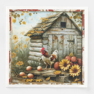 Sunny Side Farmhouse Paper Napkin