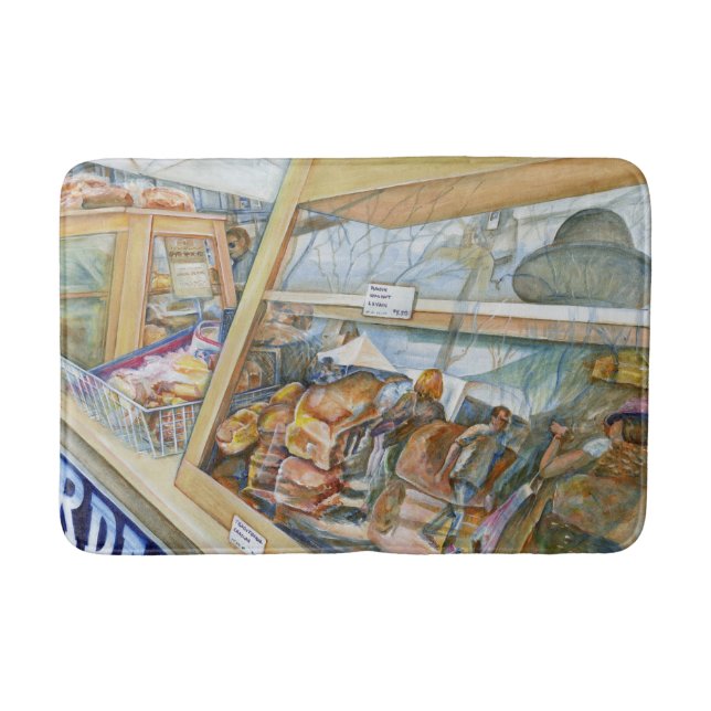 Sunny Side of Insanity Bathroom Mat (Front)