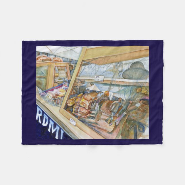 Sunny Side of Insanity Fleece Blanket (Front (Horizontal))