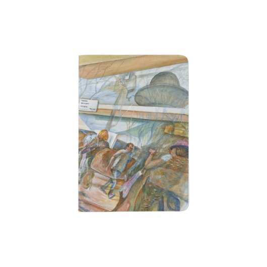 Sunny Side of Insanity Passport Holder (Front)