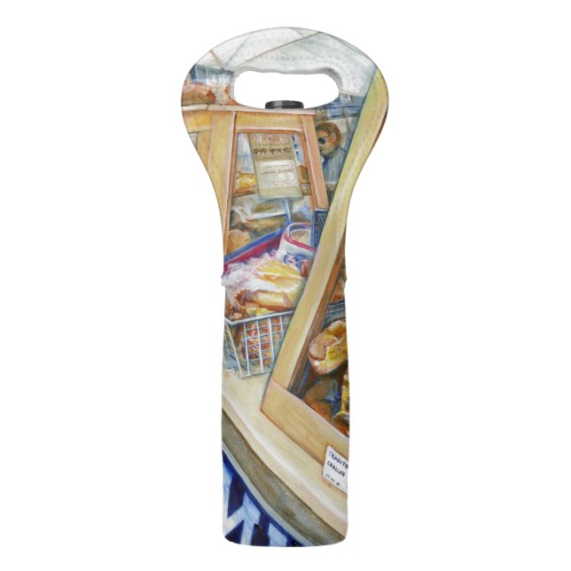 Sunny Side of Insanity Wine Bag (Back)