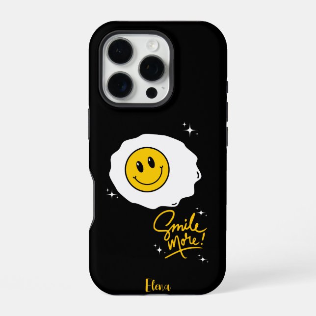 Sunny side smile Customizable iPhone Case (Back)