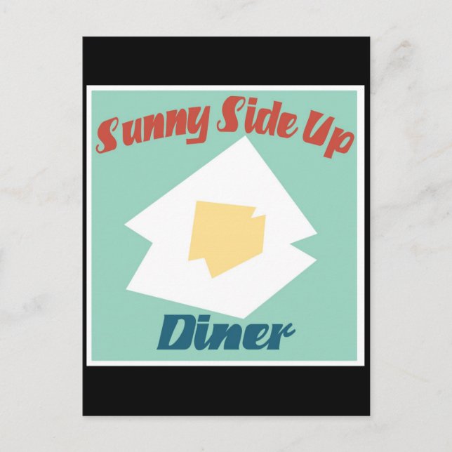 Sunny Side Up Diner Postcard (Front)