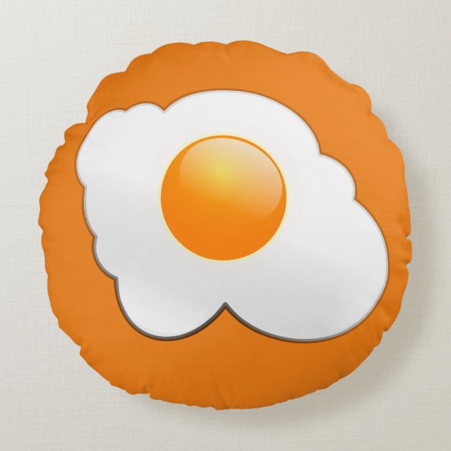 SUNNY-SIDE UP EGG 3 THROW PILLOW (Front)