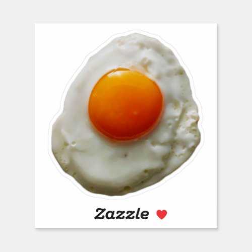 Sunny Side Up Egg Cru Sticker 