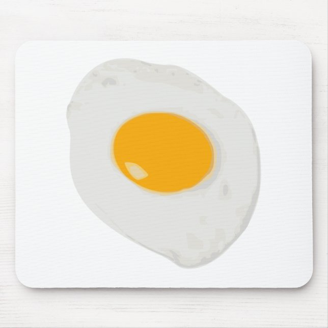 Sunny Side Up Fried Egg Mouse Pad (Front)